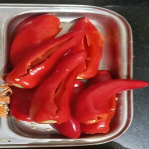 wash chilies